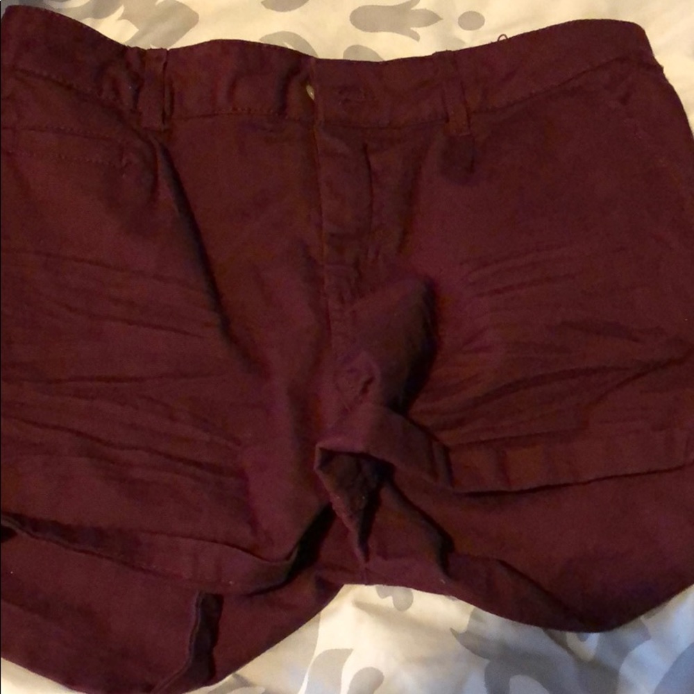 Maroon shorts